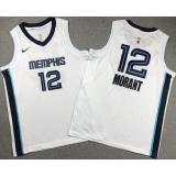 Ja Morant, Memphis Grizzlies ( White )- NIÑOS